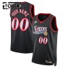 Dres Philadelphia 76ers Prilagođeni Nike 2025-26 Classic Edition Crno Swingman - Dječji